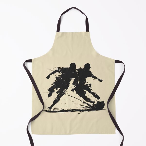 Item preview, Dynamic Soccer Duel Silhouette Art designed and sold by Windy-market.