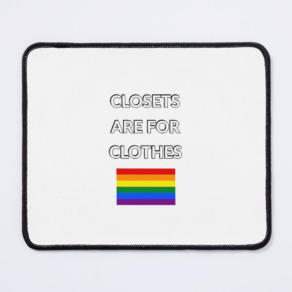 Item preview, Closets are for clothes -  rainbow flag - National Coming Out Day  designed and sold by Inspirationmotivation.