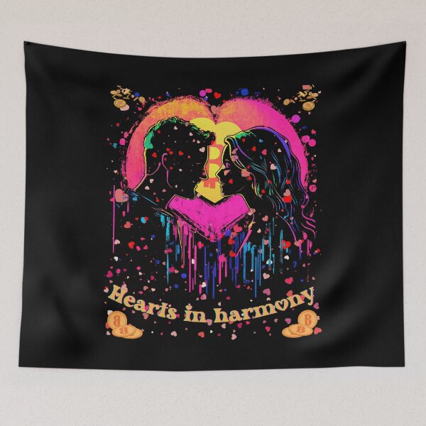 Item preview, Corazones en armonía Bitcoin designed and sold by BitCryX.