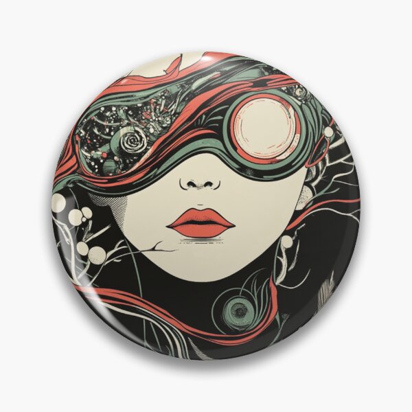 Item preview, Steampunk Visionary: Woman with Mechanical Eyes designed and sold by Creet-Design.