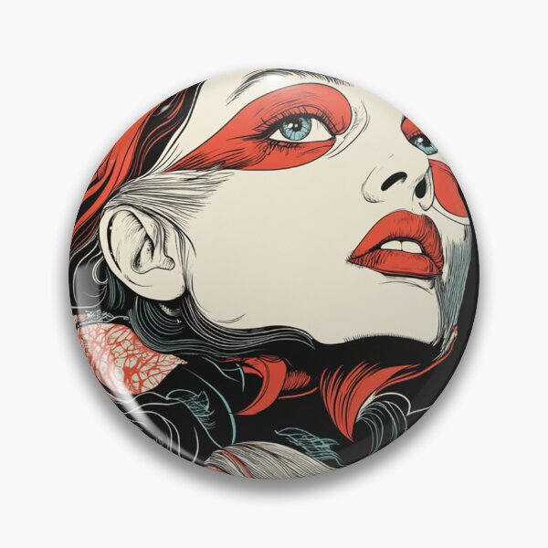 Item preview, Crimson Muse: A Portrait of Intriguing Beauty designed and sold by Creet-Design.