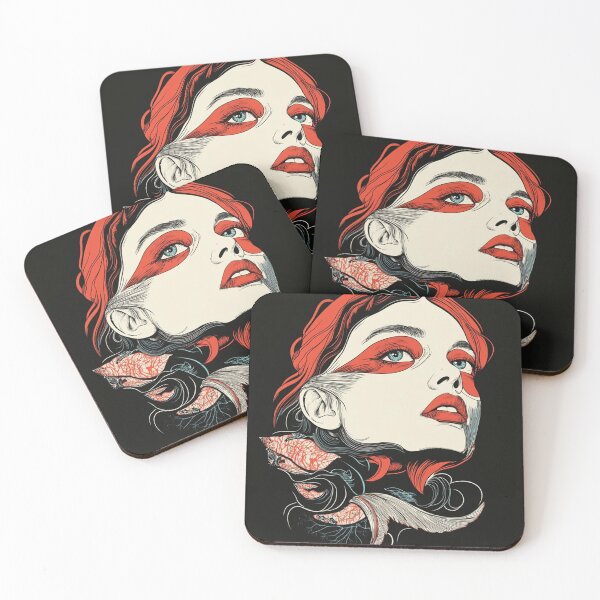 Item preview, Crimson Muse: A Portrait of Intriguing Beauty designed and sold by Creet-Design.