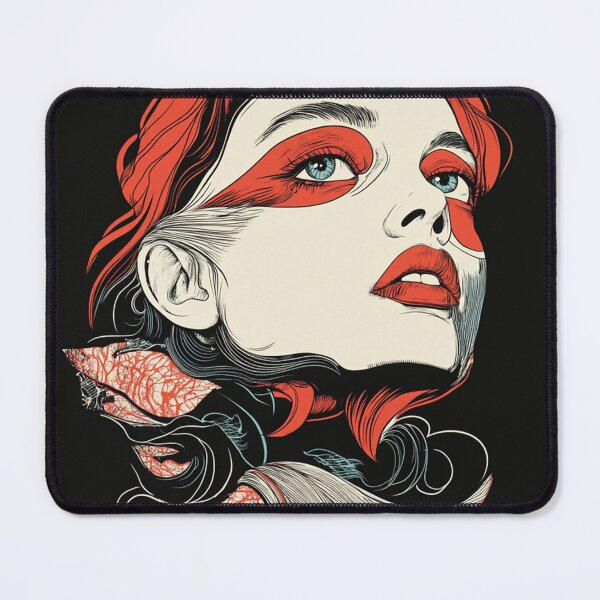 Item preview, Crimson Muse: A Portrait of Intriguing Beauty designed and sold by Creet-Design.
