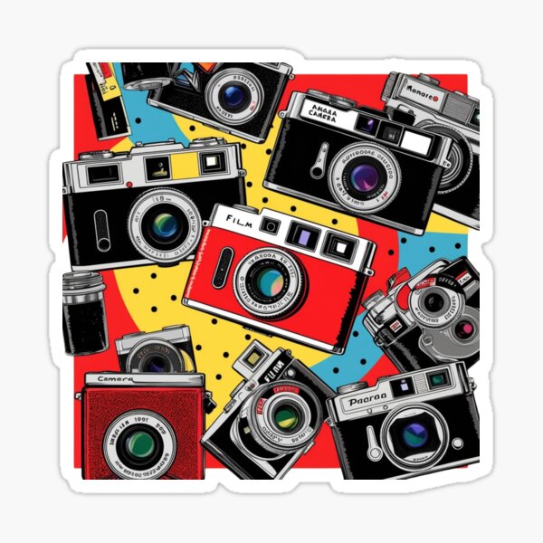 Item preview, Analog camera film photography Pop Art 7 designed and sold by AERApress.
