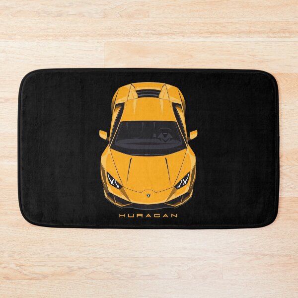 Item preview, Lambo Huracan Yellow illustration designed and sold by blackdogshop.