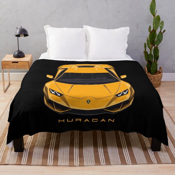 Item preview, Lambo Huracan Yellow illustration designed and sold by blackdogshop.