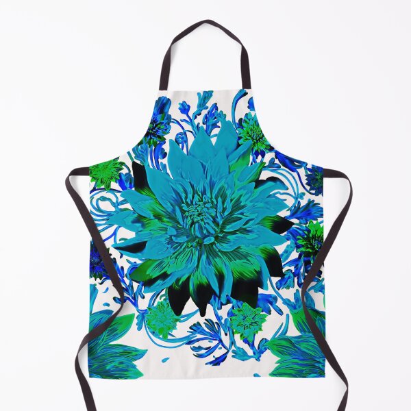 Item preview, Turquise Flower pattern (white) designed and sold by Sghetti.