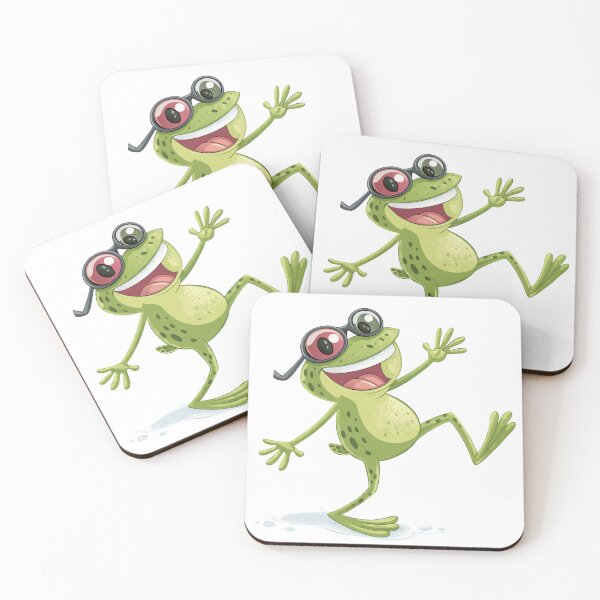 Artikelvorschau, Goofy Frosch unterwegs entworfen und verkauft von Alihassan-Art.