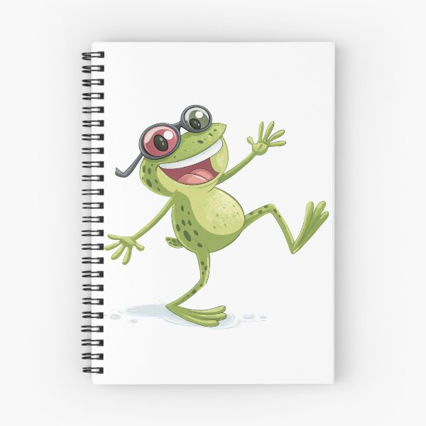 Item preview, Goofy Frog on the Move designed and sold by Alihassan-Art.