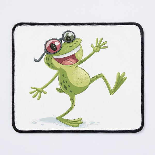 Item preview, Goofy Frog on the Move designed and sold by Alihassan-Art.