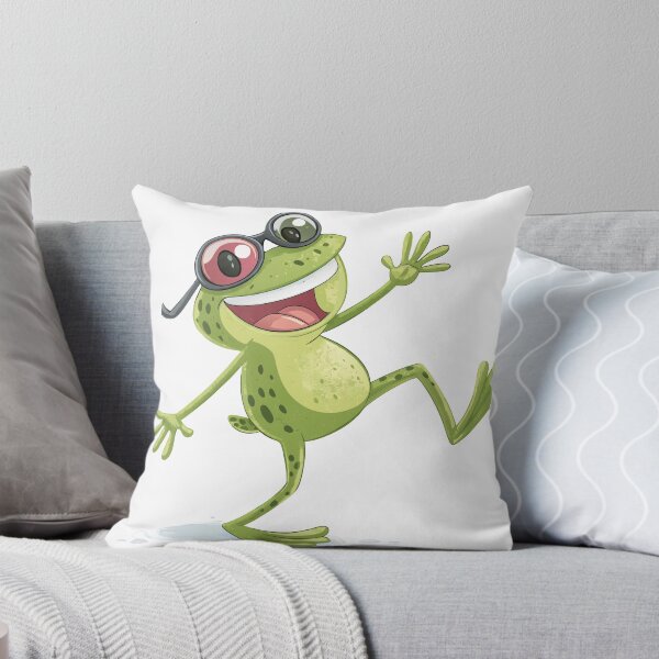 Artikelvorschau, Goofy Frosch unterwegs entworfen und verkauft von Alihassan-Art.