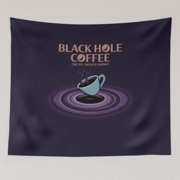 Item preview, Black Hole Coffee One Sip Infinite Energy designed and sold by Situstshirts.