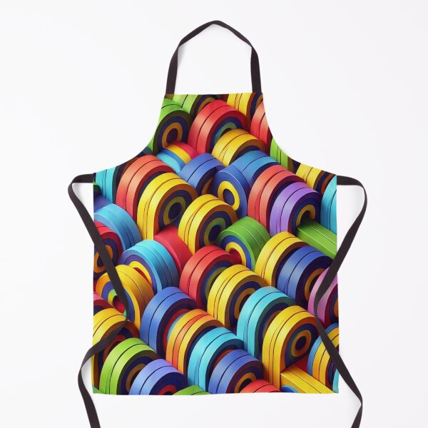 Aperçu de l'œuvre Motif abstrait cylindrique 3D éclatant au design multicolore créée et vendue par Zeeshankhan1345.