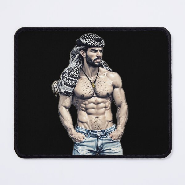 Item preview, Arabian Desert Muscle Power LGBTQ Gay Pride Graphic Design designed and sold by ItsAKinkThing.