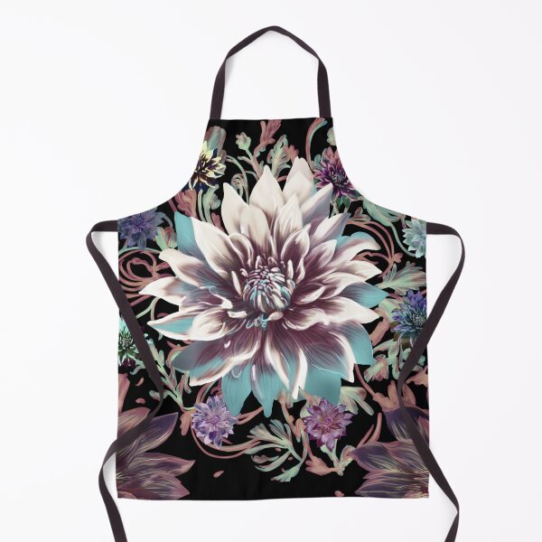 Item preview, Pale Flower pattern (black) designed and sold by Sghetti.