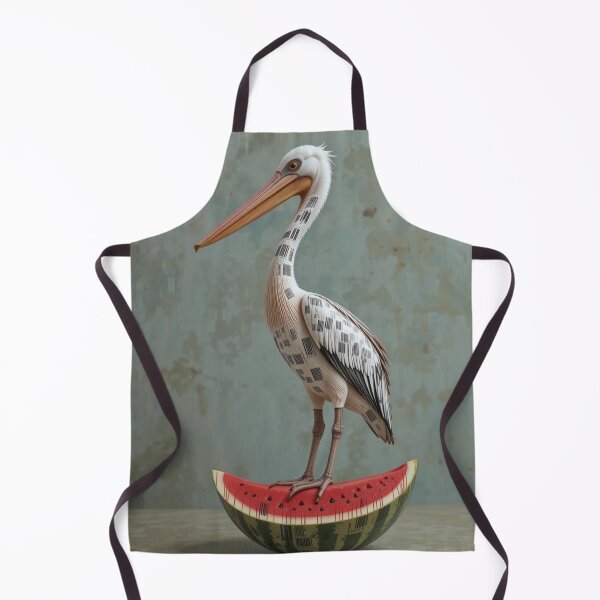 Item preview, Pelican atop a Watermelon Slice designed and sold by Azrabi.
