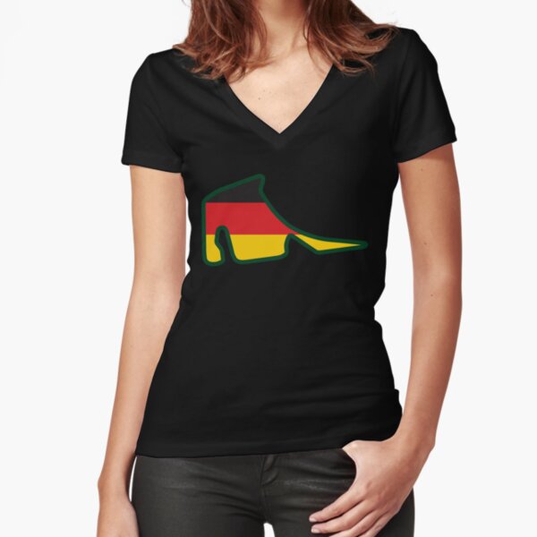 Hockenheimring - Hockenheim, Germany Fitted V-Neck T-Shirt