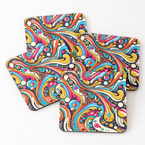 Item preview, Abstract colorful pattern designed and sold by KaitoArtDesigns.