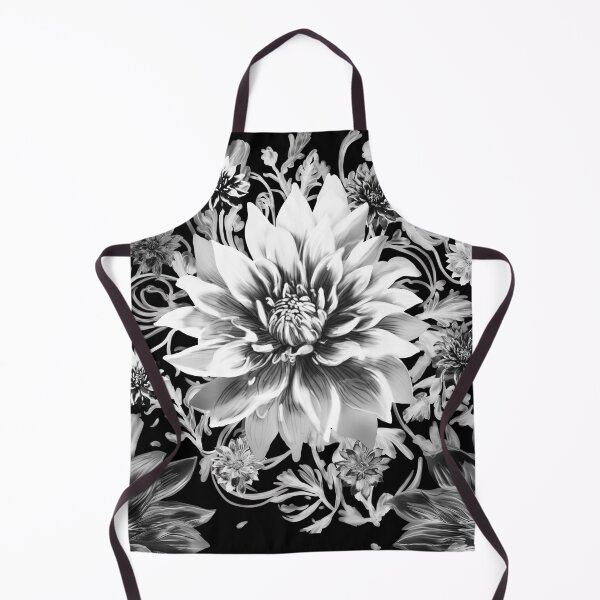 Item preview, Black and white Flower pattern (black) designed and sold by Sghetti.