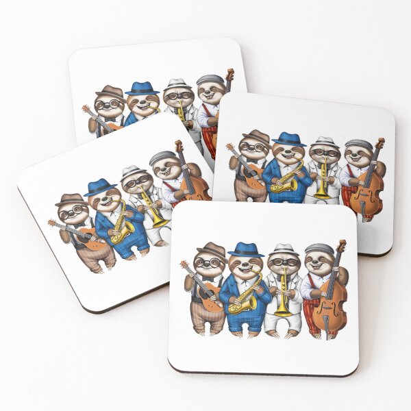 Item preview, Sloth Jazz Musicians designed and sold by underheaven.