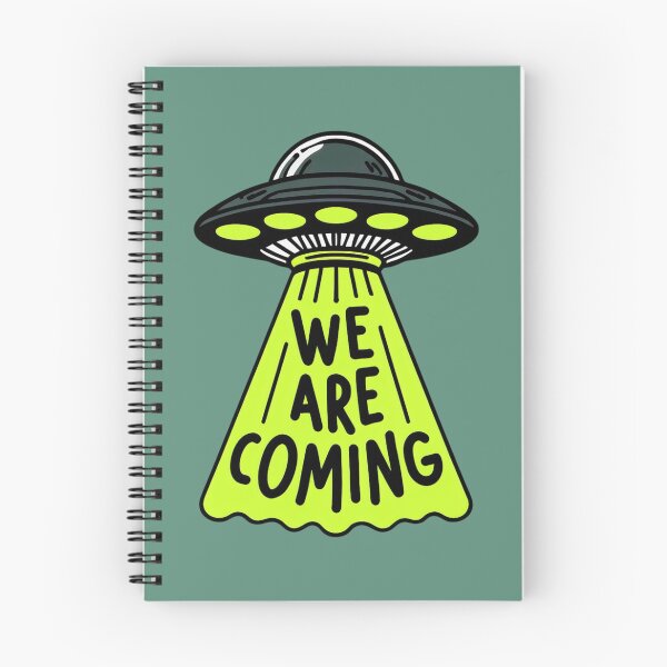 Item preview, We Are Coming. UFO designed and sold by MyHappyArtShop.