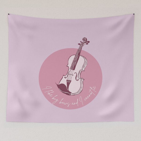 Item preview, Violin Funny I like big bows designed and sold by RTeeSTS.