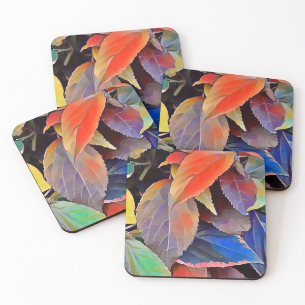 Item preview, yellowing of the leaves in cheerful shades designed and sold by PinkishGlasses.