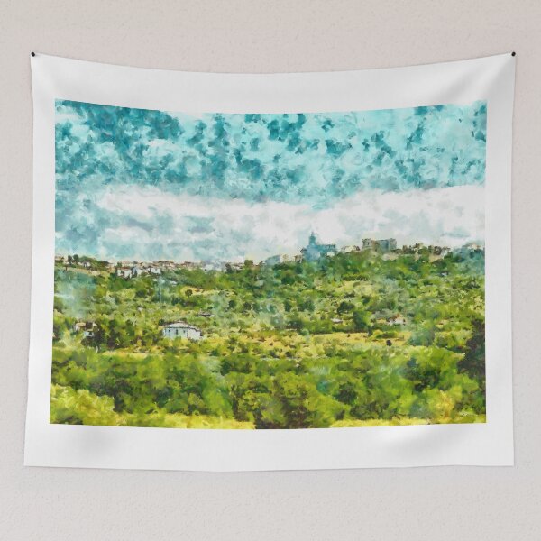 Item preview, Landscape with Tocco Casauria from train window designed and sold by Giuseppe Cocco.