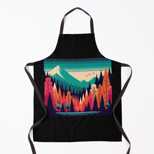 Item preview, Enchanted forest mountain minimalistic designed and sold by Kalpa.