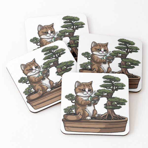 Item preview, Cat Person Working On Bonsai Sigma Cat designed and sold by PhilosophicalG.