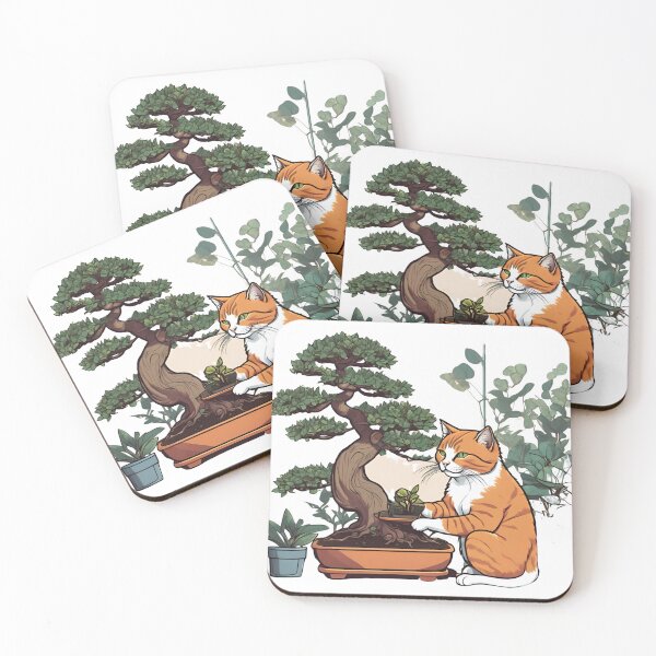 Item preview, Cat Person Working On Bonsai Sigma Cat designed and sold by PhilosophicalG.