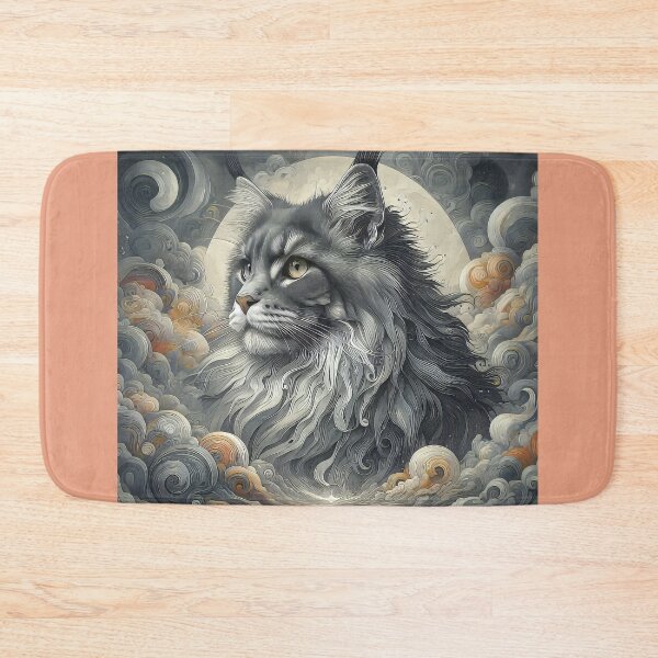 Item preview, Majestic Maine Coon Cat Design designed and sold by CattyCornerPOD.