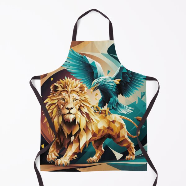Item preview, Geometric eagle and lion designed and sold by FusiTink.