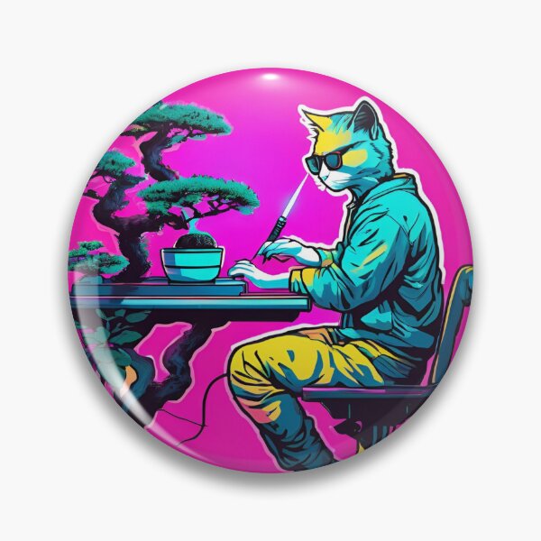 Item preview, Cat Person Working On Bonsai Sigma Cat designed and sold by PhilosophicalG.