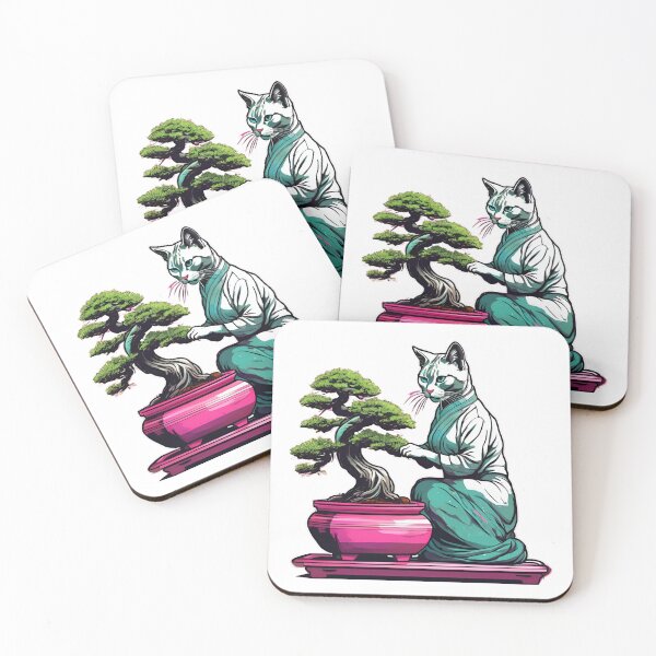 Item preview, Cat Person Working On Bonsai Sigma Cat designed and sold by PhilosophicalG.