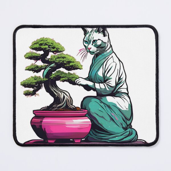 Item preview, Cat Person Working On Bonsai Sigma Cat designed and sold by PhilosophicalG.