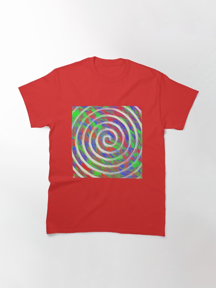 Alternate view of Abstract Spiral Classic T-Shirt