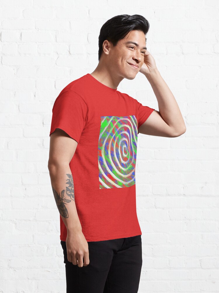 Alternate view of Abstract Spiral Classic T-Shirt
