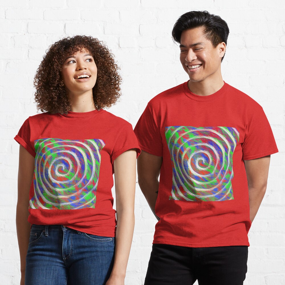 Abstract Spiral Classic T-Shirt