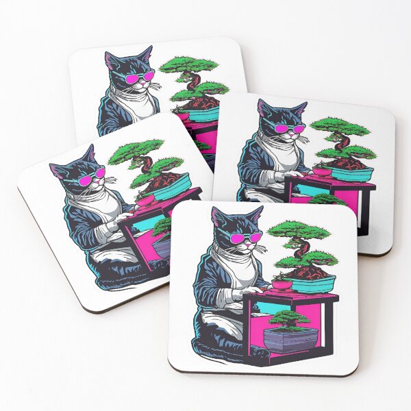 Item preview, Cat Person Working On Bonsai Sigma Cat designed and sold by PhilosophicalG.
