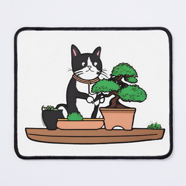 Item preview, Cat Person Working On Bonsai Sigma Cat designed and sold by PhilosophicalG.