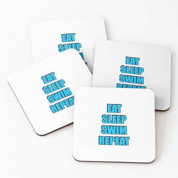 Item preview, Eat sleep swim repeat designed and sold by Inspirationmotivation.