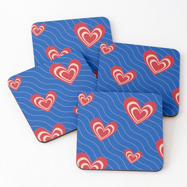 Item preview, Swirl Hearts & Wavy Lines designed and sold by PrintEveryday.
