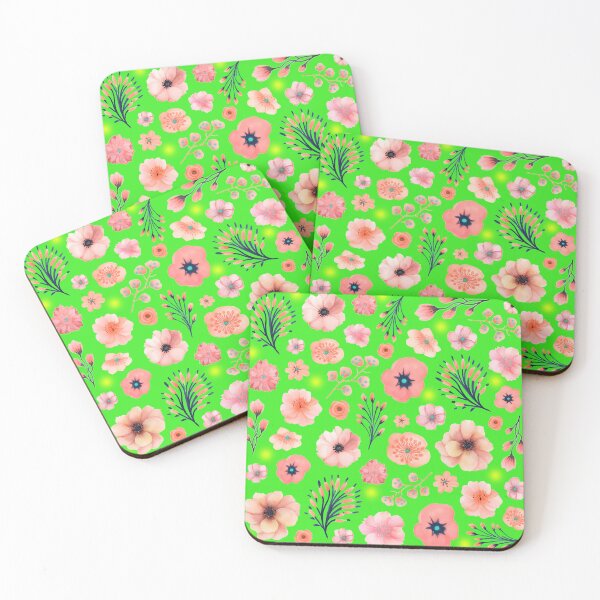 Item preview, Pink flower pattern designed and sold by Topmel.