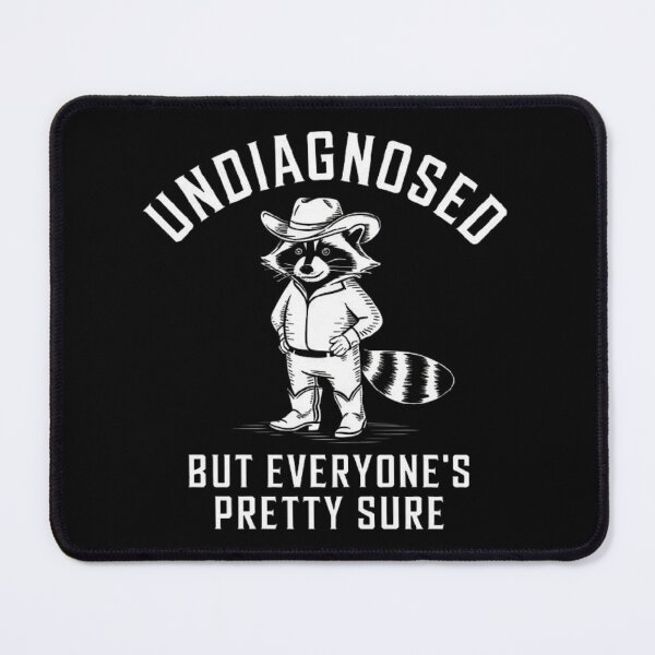 Item preview, Funny Cowboy Raccoon - Undiagnosed Humor Design for Animal Lovers designed and sold by love3617.