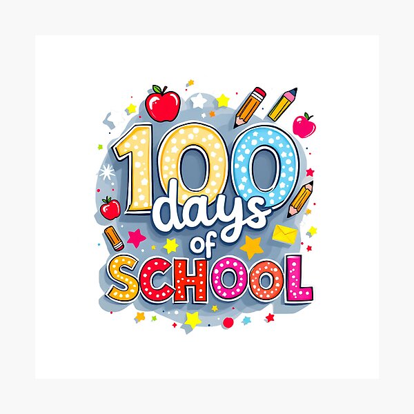 Item preview, 100 Days of School Celebration designed and sold by Vagabond Ventures25.