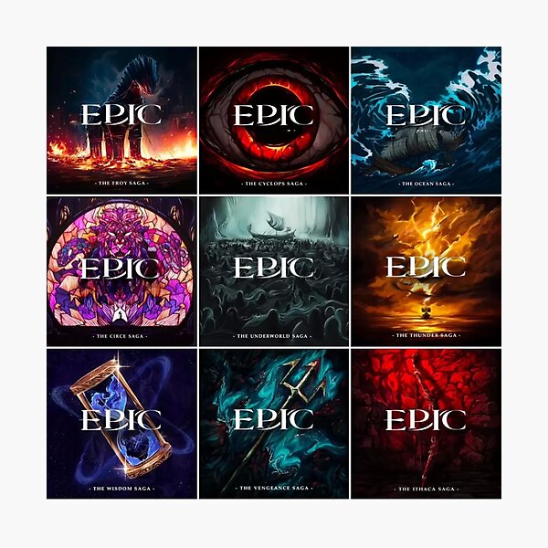 Item preview, Epic the Musical Saga Covers designed and sold by Raxeira.
