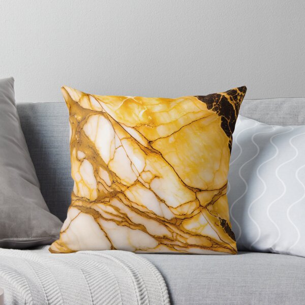 Item preview, Marble painting background print with a golden-colored texture designed and sold by anytka.