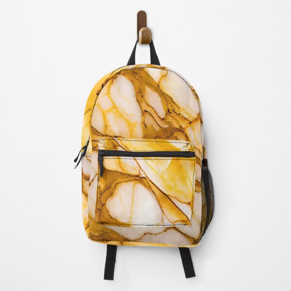 Item preview, Marble painting background print with a golden-colored texture designed and sold by anytka.