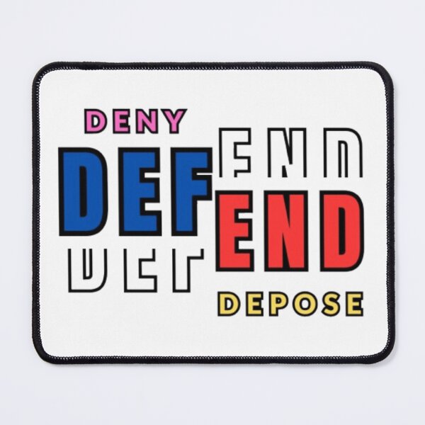 Item preview, Red, Blue DENY DEFEND DEPOSE Combination designed and sold by Dreamsheaven.